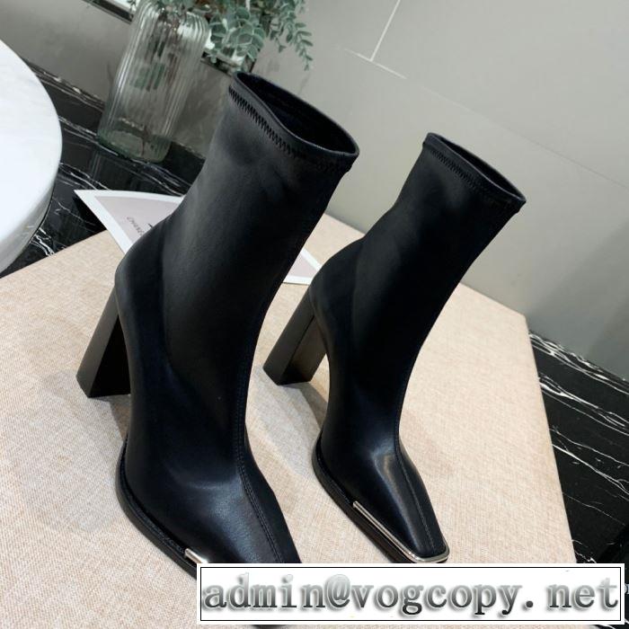 多色可選 今季トレンドをうまく取り ALEXANDER WANG 2019トレンドファッション新品 レザーブーツ アレキサンダーワン