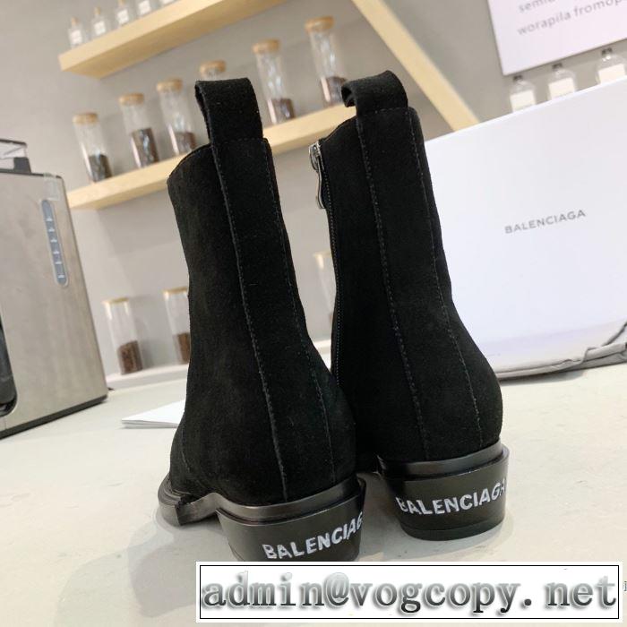 2019秋冬トレンド押さえておきたい 2色可選 レザーブーツ サイズのよさを感じる新作 バレンシアガ BALENCIAGA 人気ブランドの秋冬新色