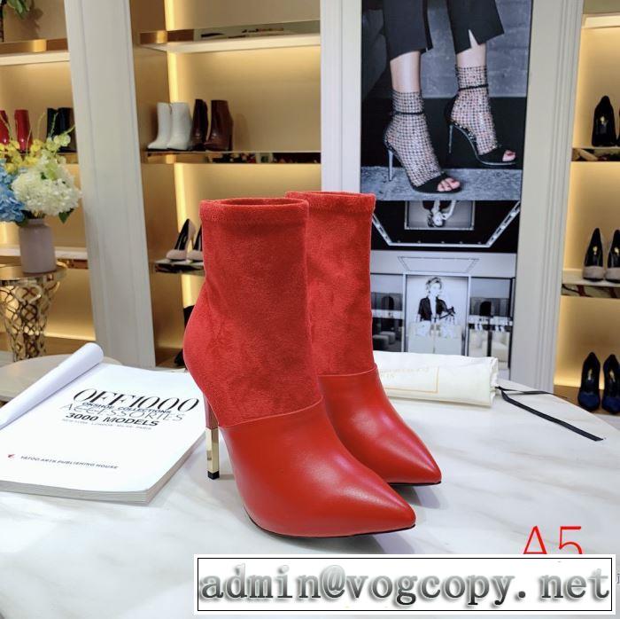 BALMAIN 多色可選 秋服コーデ2019年版 レザーブーツ 秋にはやる最新作を先取り バルマン  大胆なチェックの人気トレンド
