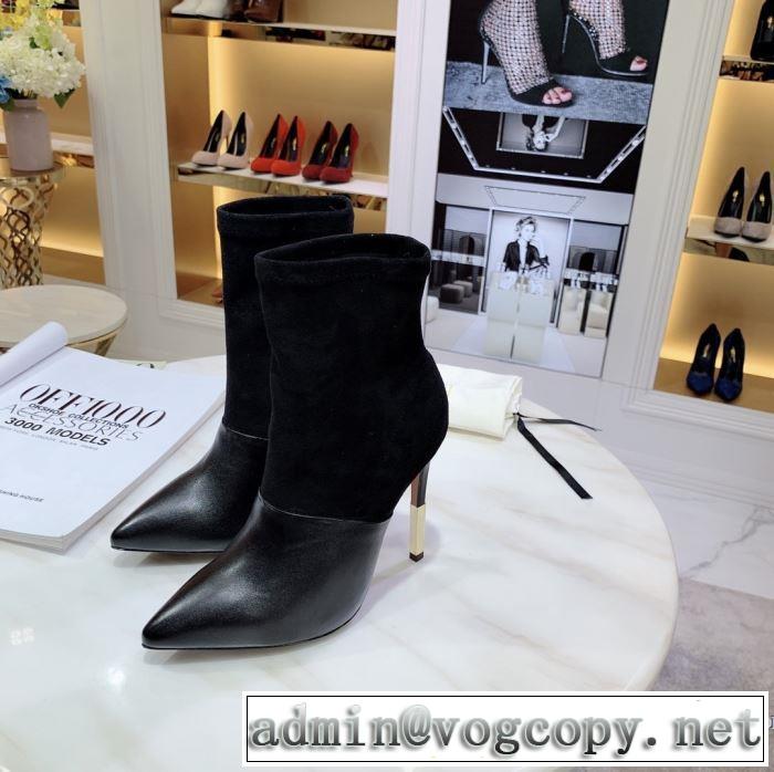 BALMAIN 多色可選 秋服コーデ2019年版 レザーブーツ 秋にはやる最新作を先取り バルマン  大胆なチェックの人気トレンド