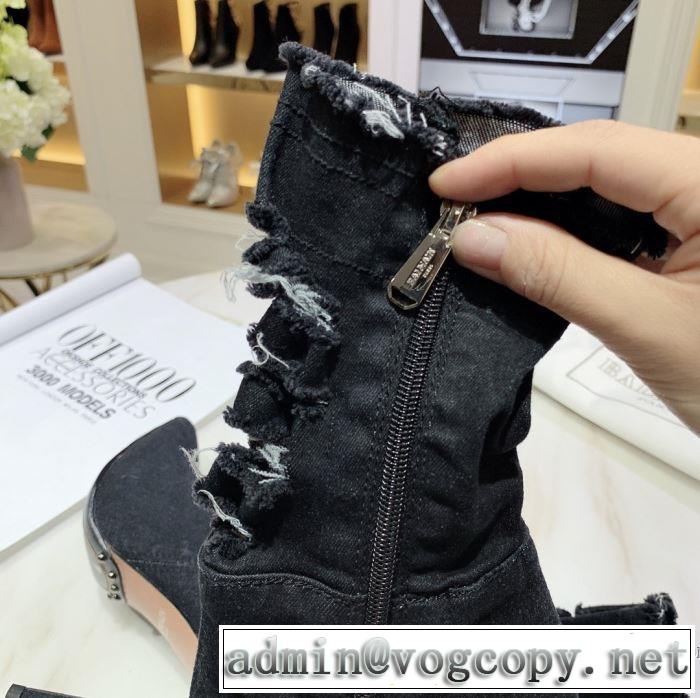 秋冬とれんど新品目立ち レザーブーツ3色可選  2019秋冬最重要アイテム バルマン BALMAIN ファッション上級者向け