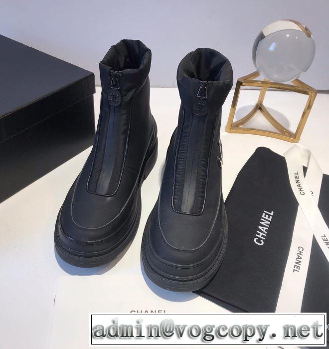 優しいのに存在感 2色可選 CH2020秋冬流行ファション   CH  毎日はちょっとイイ秋冬新品 レザーブーツ