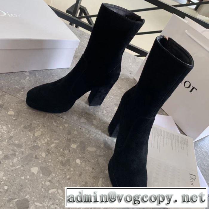 多色可選 秋にこれがはやりそう ディオール 2019秋冬トレンド押さえておきたい DIOR おしゃれに秋を迎えるために  レザーブーツ