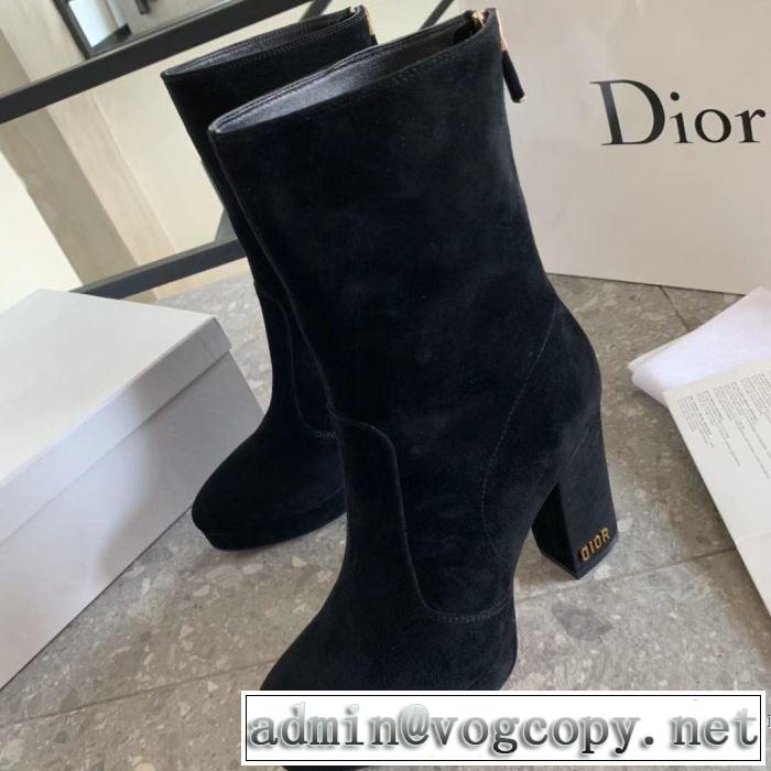 多色可選 秋にこれがはやりそう ディオール 2019秋冬トレンド押さえておきたい DIOR おしゃれに秋を迎えるために  レザーブーツ