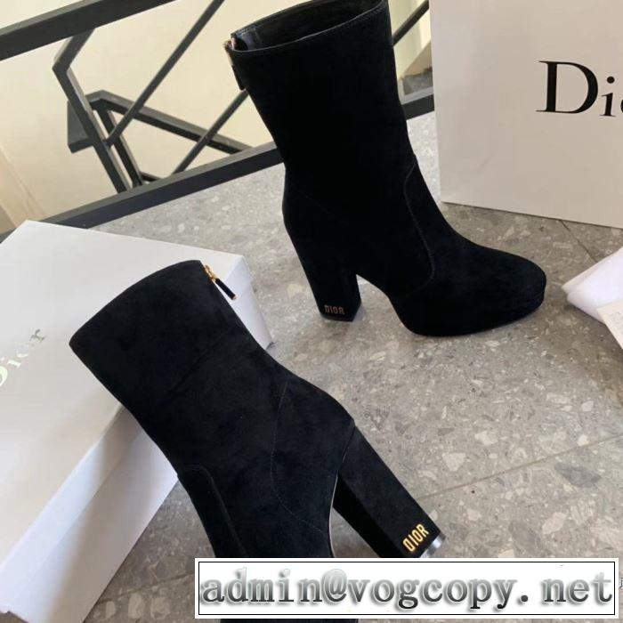 多色可選 秋にこれがはやりそう ディオール 2019秋冬トレンド押さえておきたい DIOR おしゃれに秋を迎えるために  レザーブーツ