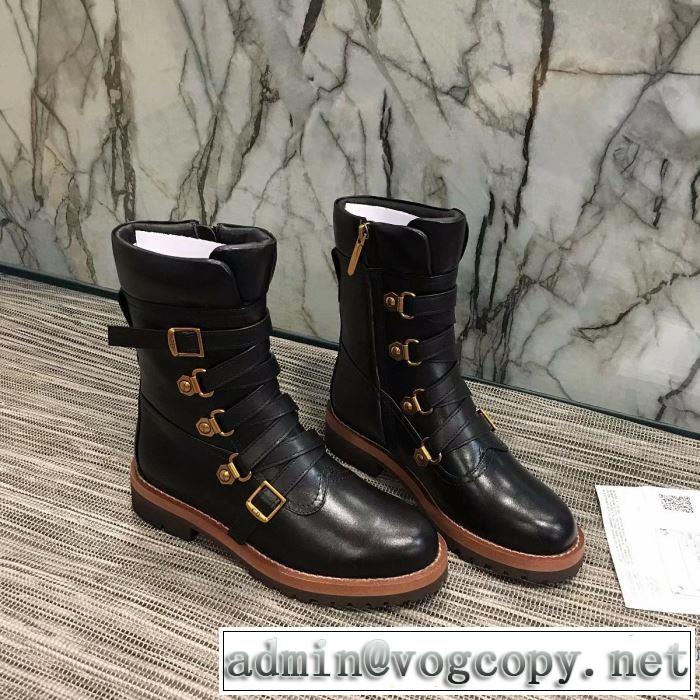 今年注目な新品セール ディオール 秋冬とれんど新品目立ち DIOR レザーブーツ 2019秋冬最重要アイテム
