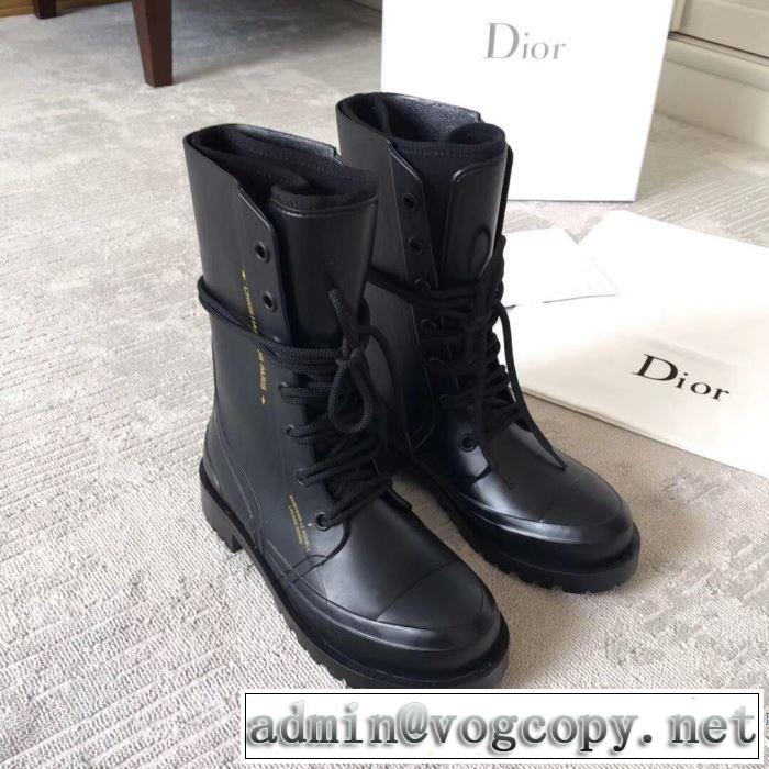 2色可選 レザーブーツ 今年注目すべき秋冬ファッション ディオール ヒットする秋冬コレクション DIOR 2019トレンドアイテム激安