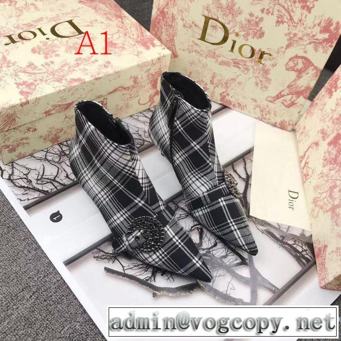 ディオール今季トレンド新作はこれ  2色可選 DIOR 秋冬に大注目のカラー レザーブーツ 速報！2019年秋ファッショントレンド