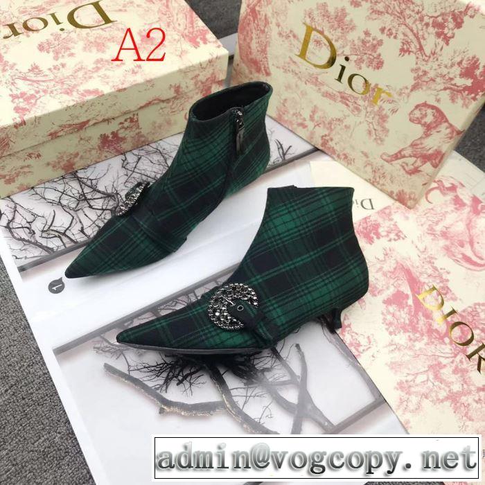 ディオール今季トレンド新作はこれ  2色可選 DIOR 秋冬に大注目のカラー レザーブーツ 速報！2019年秋ファッショントレンド