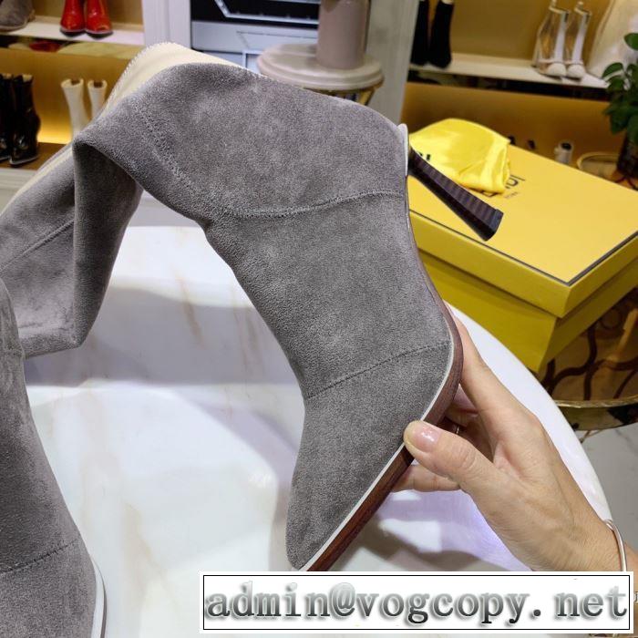 2019トレンド秋冬おすすめ安い レザーブーツ 多色可選 秋冬にお世話になる定番 フェンディ FENDI 優しいのに存在感