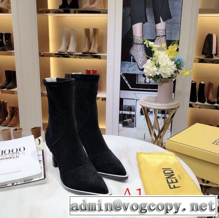 多色可選 FENDI 【最新】2019年秋冬のトレンド速報 レザーブーツ フェンディ  ファッショントレンドを早速チェック