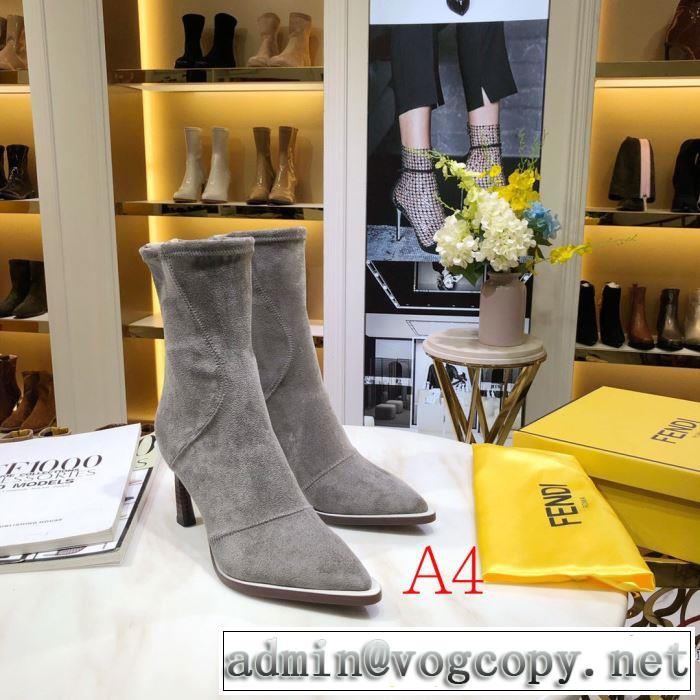 多色可選 FENDI 【最新】2019年秋冬のトレンド速報 レザーブーツ フェンディ  ファッショントレンドを早速チェック
