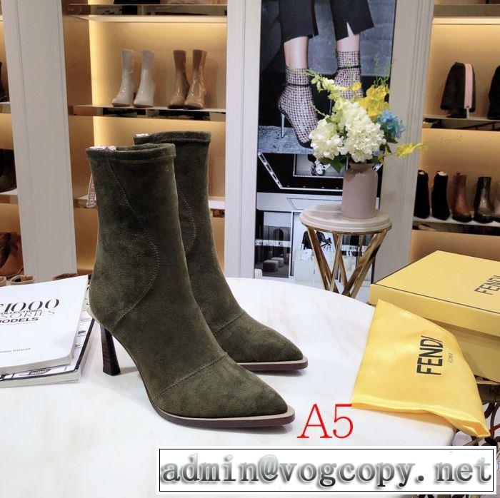 多色可選 FENDI 【最新】2019年秋冬のトレンド速報 レザーブーツ フェンディ  ファッショントレンドを早速チェック