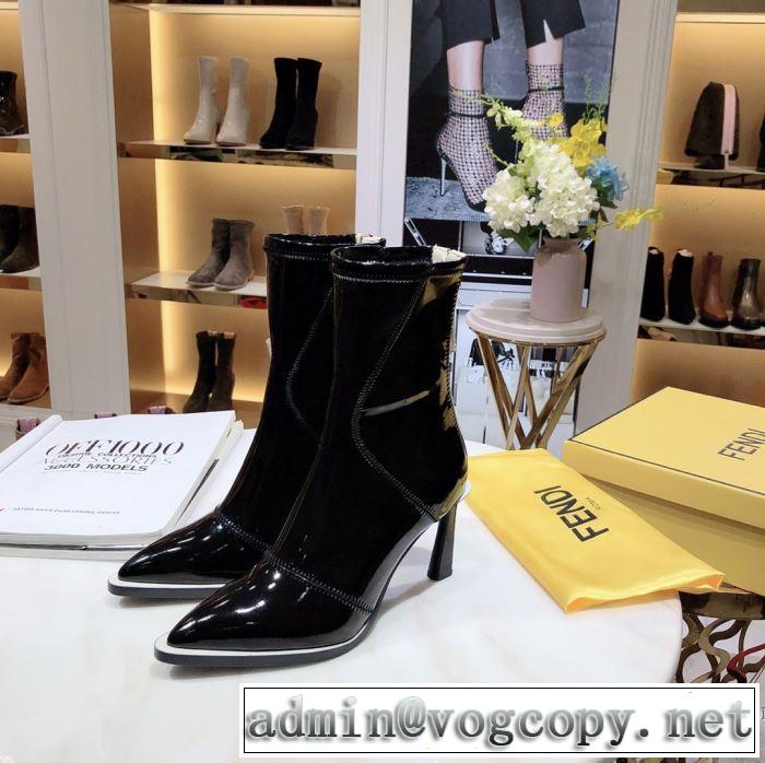 最高にCOOL秋冬新作 フェンディ多色可選  FENDI 2020秋冬流行ファション  レザーブーツ  シンプルに着こなしたい