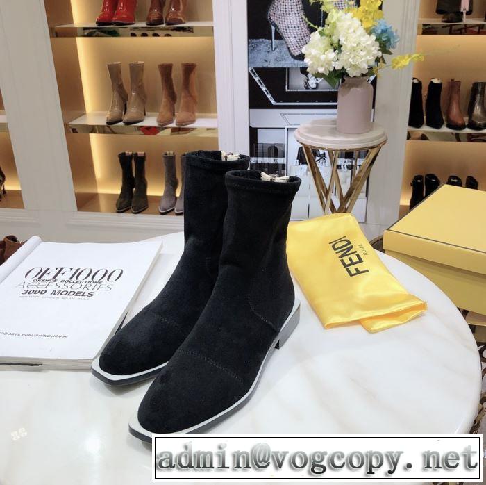 多色可選 最速2019秋冬トレンドブランド レザーブーツ 今年らしい新しい人気色 フェンディ FENDI 現在流行中のおすすめ人気