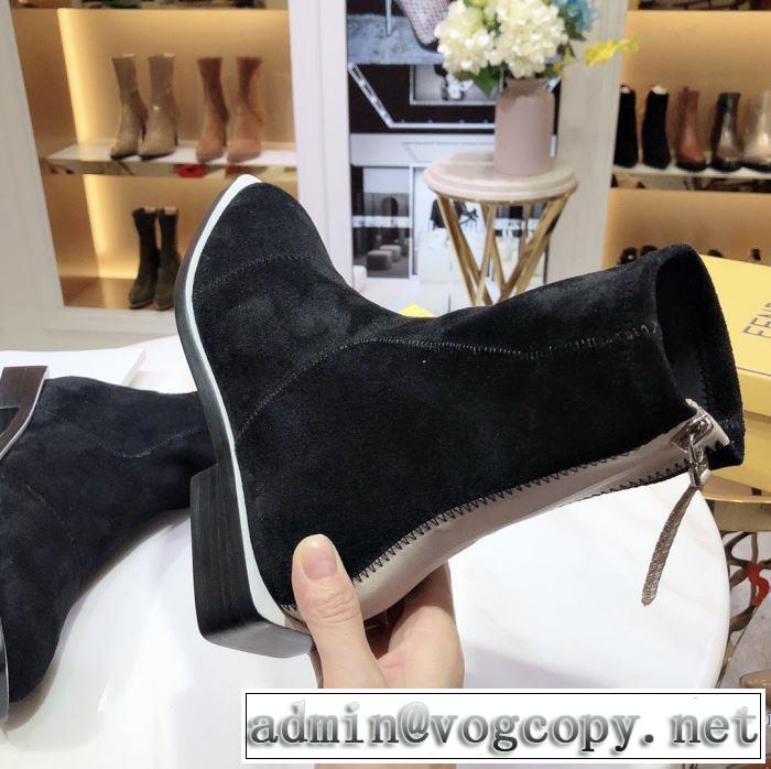 多色可選 最速2019秋冬トレンドブランド レザーブーツ 今年らしい新しい人気色 フェンディ FENDI 現在流行中のおすすめ人気