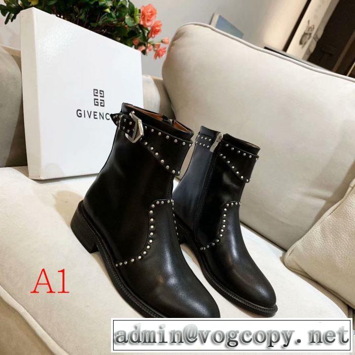 2色可選 【2019秋冬】今きてる最先端ブランド ジバンシー GIVENCHY秋トレンドの新定番  レザーブーツ 現在流行中のおすすめ人気