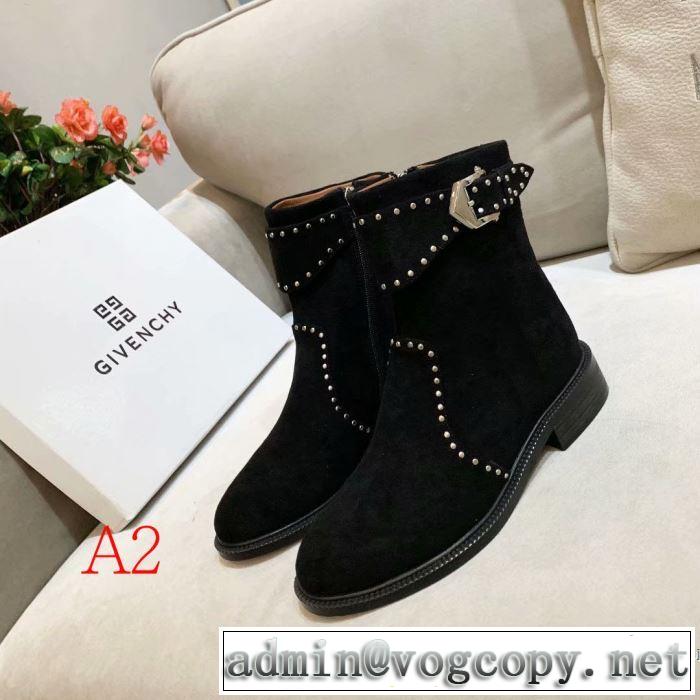 2色可選 【2019秋冬】今きてる最先端ブランド ジバンシー GIVENCHY秋トレンドの新定番  レザーブーツ 現在流行中のおすすめ人気
