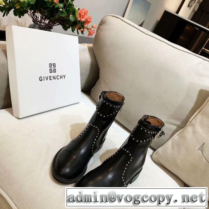 2色可選 【2019秋冬】今きてる最先端ブランド ジバンシー GIVENCHY秋トレンドの新定番  レザーブーツ 現在流行中のおすすめ人気