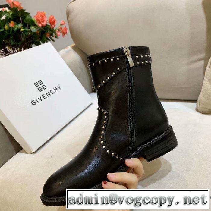 2色可選 【2019秋冬】今きてる最先端ブランド ジバンシー GIVENCHY秋トレンドの新定番  レザーブーツ 現在流行中のおすすめ人気