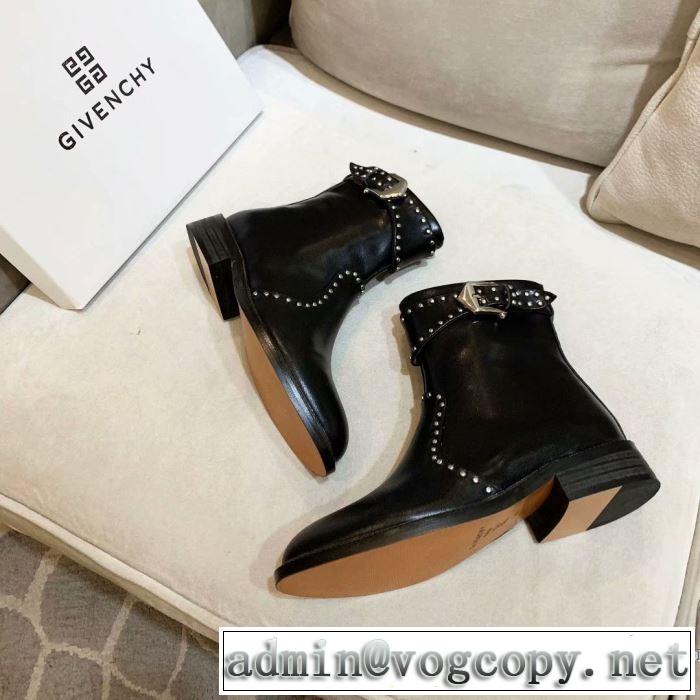 2色可選 【2019秋冬】今きてる最先端ブランド ジバンシー GIVENCHY秋トレンドの新定番  レザーブーツ 現在流行中のおすすめ人気