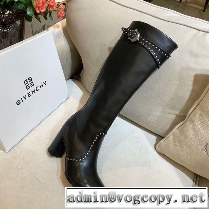 ジバンシー 2色可選 活躍するトレンドアイテム GIVENCHY 2019年秋冬に欠かせない レザーブーツ おしゃれでおすすめ今季トレンド