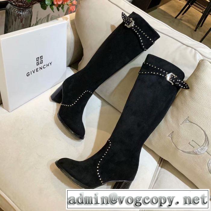 ジバンシー 2色可選 活躍するトレンドアイテム GIVENCHY 2019年秋冬に欠かせない レザーブーツ おしゃれでおすすめ今季トレンド