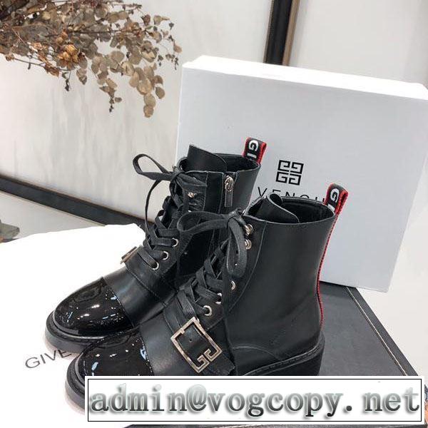 レザーブーツ 今年の秋冬のトレンド激安セール ジバンシー  秋冬流行りファションGIVENCHY  2019-2020秋冬流行色紹介