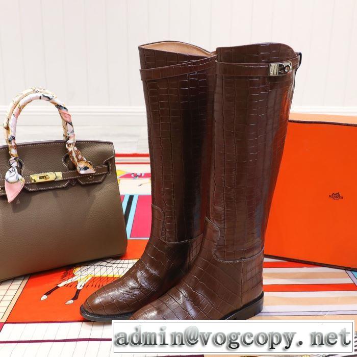 レザーブーツ 今シーズン注目のアイテム エルメス 秋こそ楽しめるアイテム HERMES 2019秋断然ブランド推し