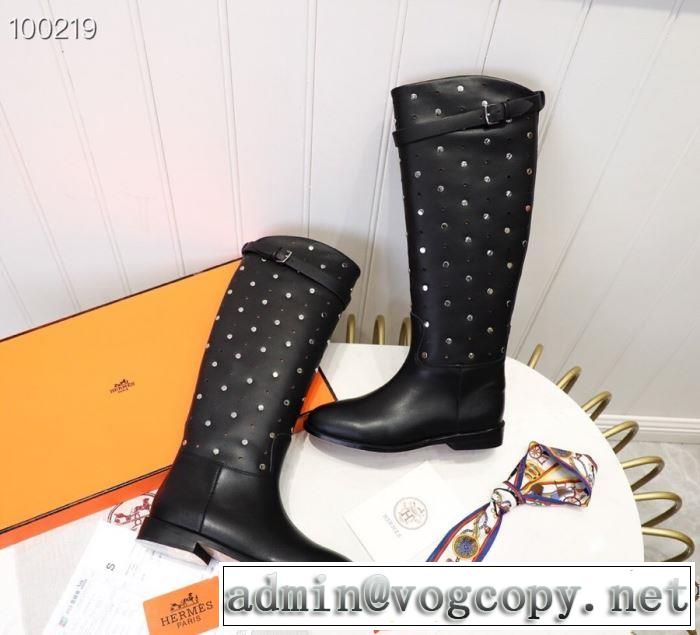 秋冬にお世話になる定番 多色可選 レザーブーツ 【最新】2019年秋冬のトレンド速報 エルメス HERMES 毎日はちょっとイイ秋冬新品