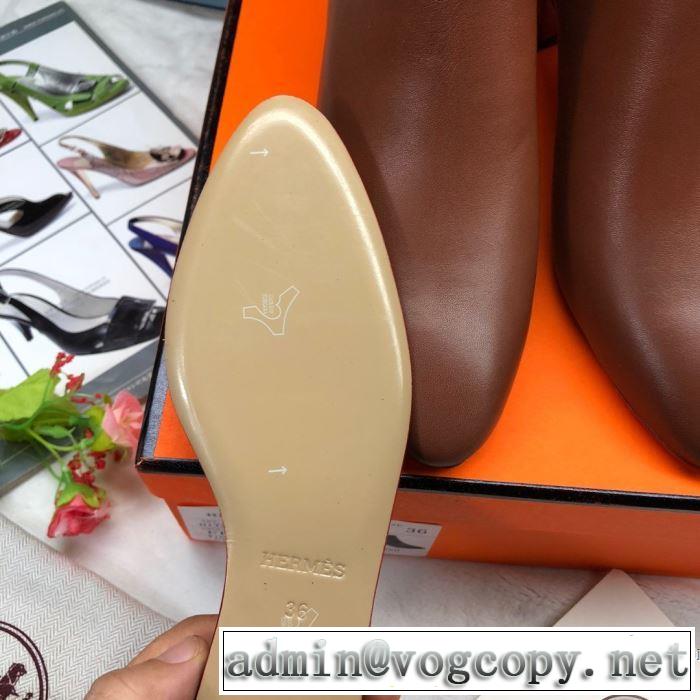 秋冬から人気継続中 レザーブーツ エルメス 最速2019秋冬トレンドブランド HERMES 今年らしい新しい人気色