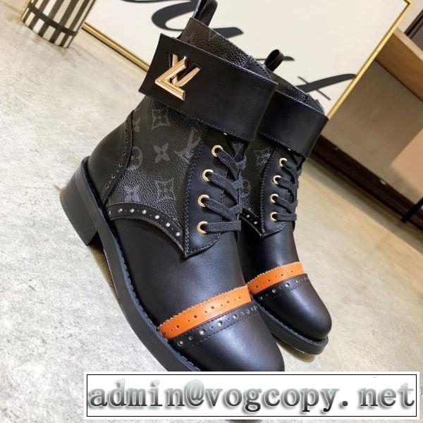 2019秋冬トレンドアイテム ルイ ヴィトン 2色可選 LOUIS VUITTON 今年注目な新品セール レザーブーツ 秋冬とれんど新品目立ち