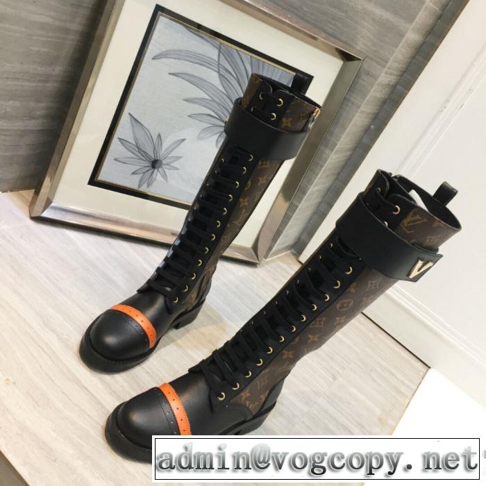 2色可選 LOUIS VUITTON ヒットする秋冬コレクション ルイ ヴィトン  2019トレンドアイテム激安 レザーブーツ おすすめする注目トレンド