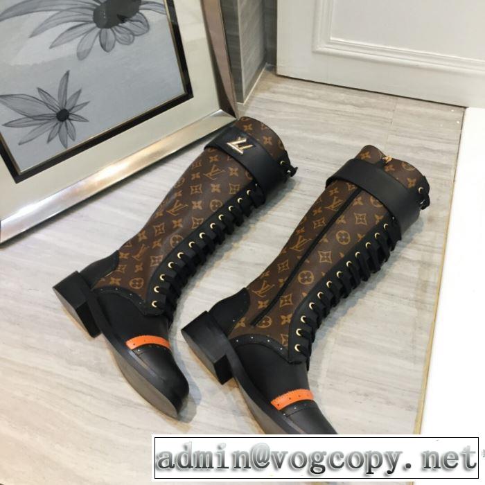 2色可選 LOUIS VUITTON ヒットする秋冬コレクション ルイ ヴィトン  2019トレンドアイテム激安 レザーブーツ おすすめする注目トレンド