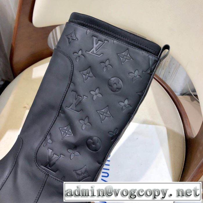 3色可選 ルイ ヴィトン 機能性が良くブランド新品 LOUIS VUITTON 使いやすさのトレンド レザーブーツ 2019-2020秋冬のファッション