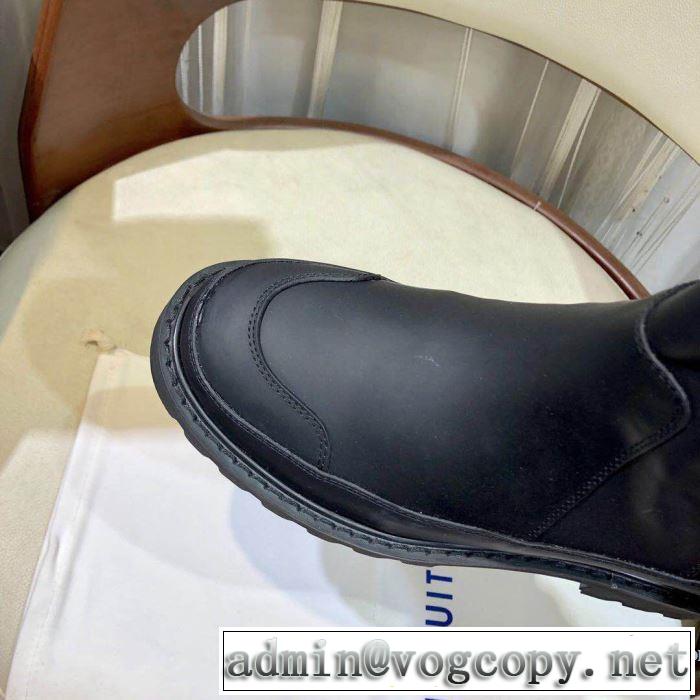 3色可選 ルイ ヴィトン 機能性が良くブランド新品 LOUIS VUITTON 使いやすさのトレンド レザーブーツ 2019-2020秋冬のファッション