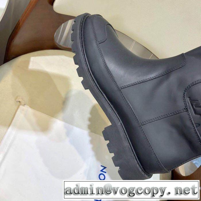 3色可選 ルイ ヴィトン 機能性が良くブランド新品 LOUIS VUITTON 使いやすさのトレンド レザーブーツ 2019-2020秋冬のファッション