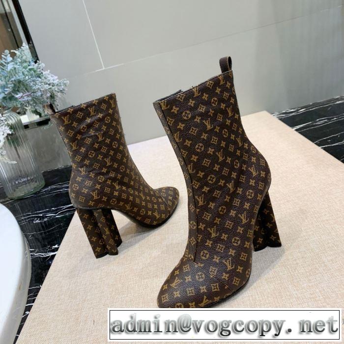 3色可選 今年の秋冬のトレンド激安セール ルイ ヴィトン LOUIS VUITTON 2019-2020秋冬流行色紹介 レザーブーツ 最新秋冬トレンドをチェック