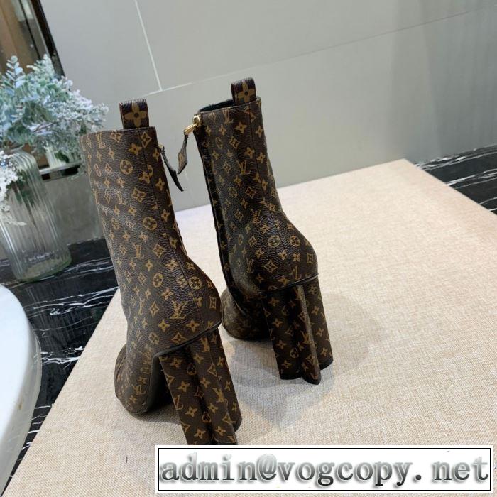 3色可選 今年の秋冬のトレンド激安セール ルイ ヴィトン LOUIS VUITTON 2019-2020秋冬流行色紹介 レザーブーツ 最新秋冬トレンドをチェック