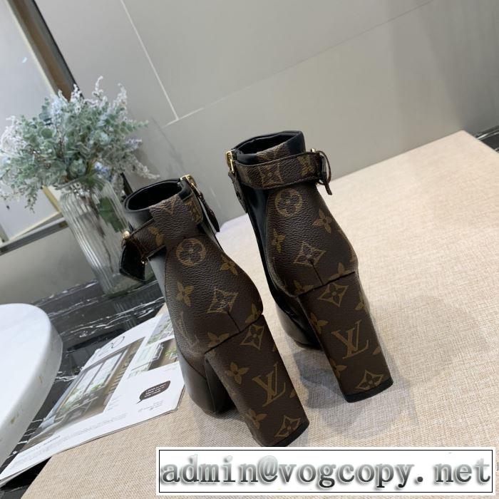 ルイ ヴィトンさわやかに新品おすすめ 多色可選 LOUIS VUITTON2019秋冬トレンドアイテム  レザーブーツ 今年注目な新品セール