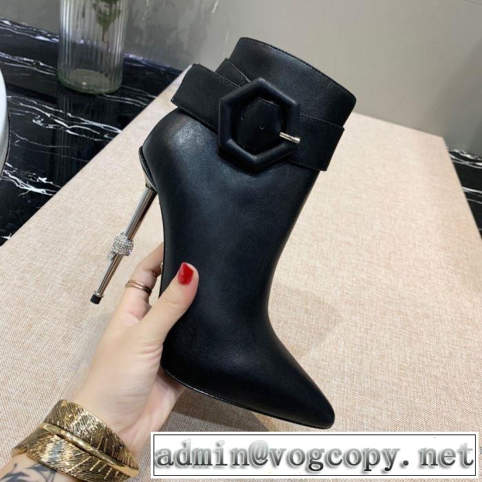 多色可選 優しいのに存在感 フィリッププレイン PHILIPP PLEIN 【最新】2019年秋冬のトレンド速報 レザーブーツ 2020秋冬流行ファション