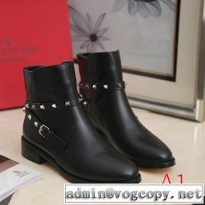 2色可選 気になる2019年秋のファッション ヴァレンティノ今から取り入れられるトレンド  VALENTINO レザーブーツ 活躍するトレンドアイテム