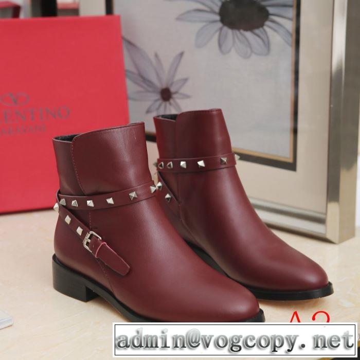 2色可選 気になる2019年秋のファッション ヴァレンティノ今から取り入れられるトレンド  VALENTINO レザーブーツ 活躍するトレンドアイテム