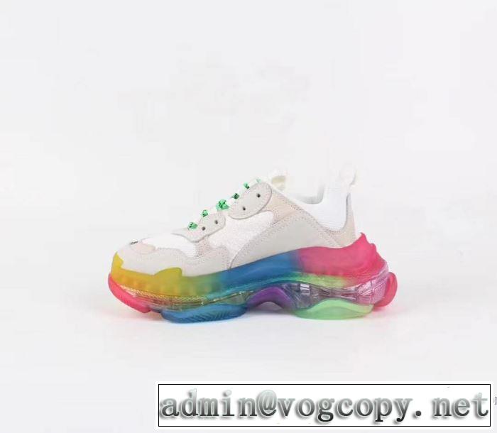 4色可選 ランニングシューズ  大人カジュアル夏ファッション2019 魅力的なカラー使い バレンシアガ BALENCIAGA