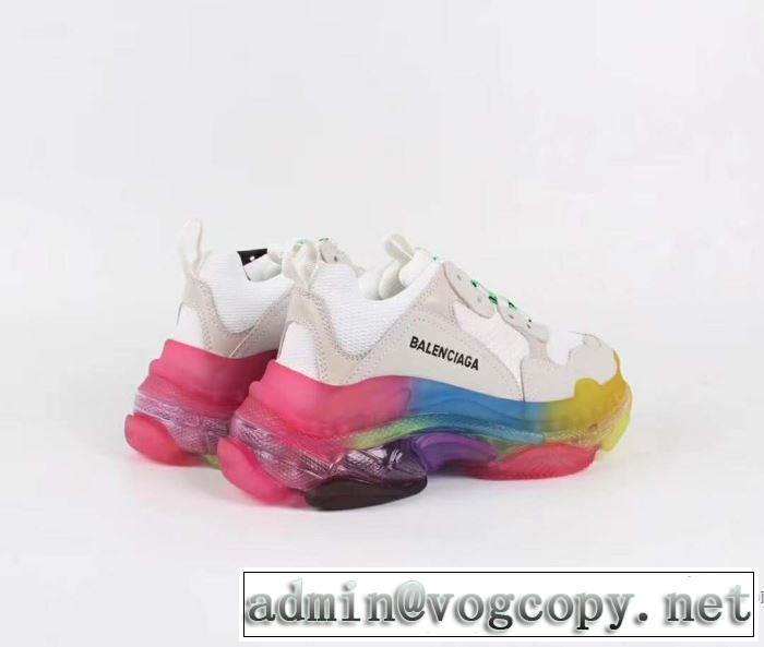 4色可選 ランニングシューズ  大人カジュアル夏ファッション2019 魅力的なカラー使い バレンシアガ BALENCIAGA