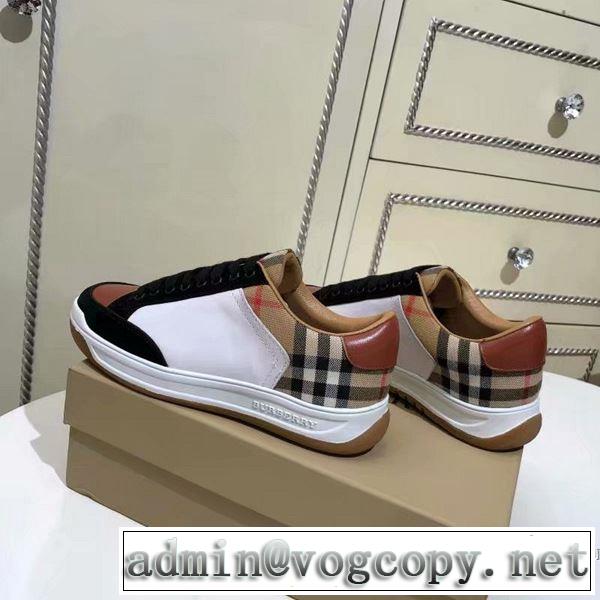 バーバリー BURBERRY カジュアルシューズ 2色可選 2019年春夏のトレンドアイテム 高級感が好評です