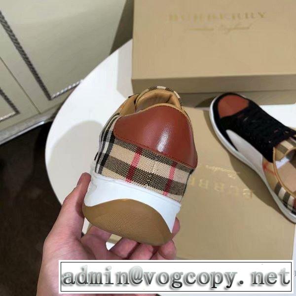 バーバリー BURBERRY カジュアルシューズ 2色可選 2019年春夏のトレンドアイテム 高級感が好評です