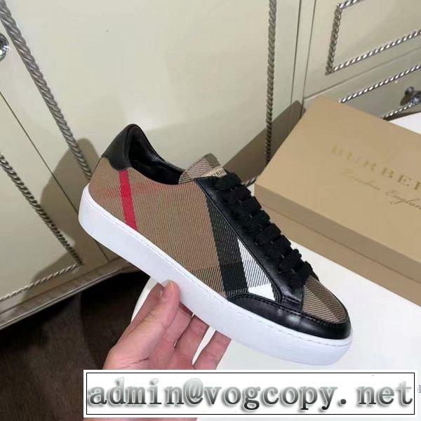 2色可選 カジュアルシューズ 《2019年》今、注目のストリート 魅力的なカラー使い バーバリー BURBERRY