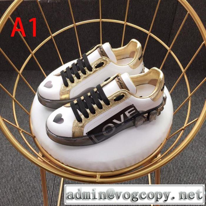 ドルチェ＆ガッバーナ Dolce&Gabbana カジュアルシューズ 3色可選 【2019年】夏のファッション 爽やかカジュアル人気