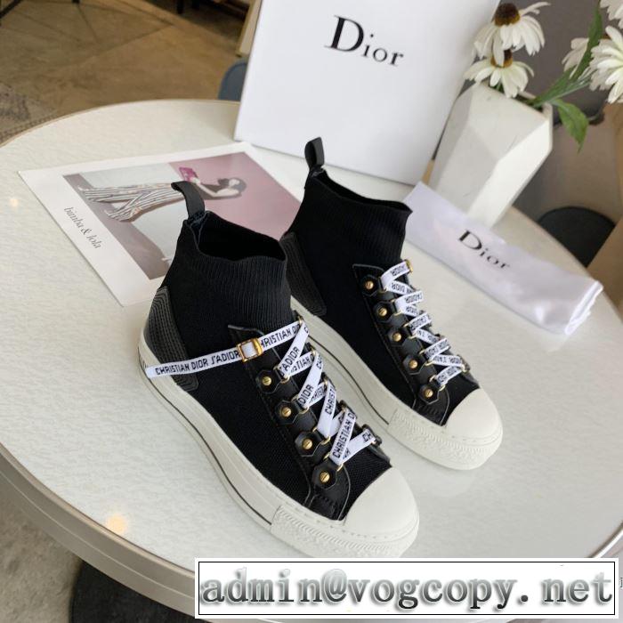 ハイトップシューズ 2色可選 2019春夏の大注目トレンド まずは定番！人気アイテム ディオール DIOR